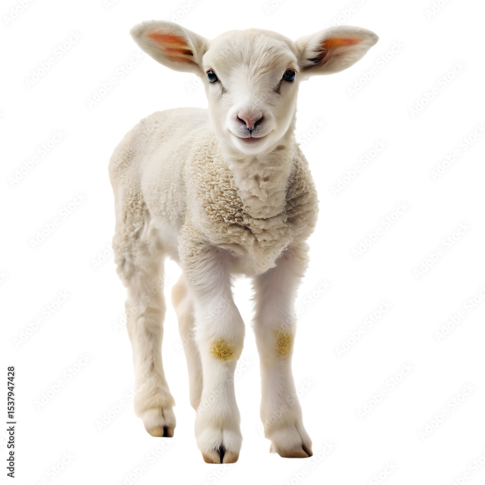 Cute Lamb: A Perfect Picture of Springtime Innocence Cute Lamb: A Perfect Picture of Springtime Innocence