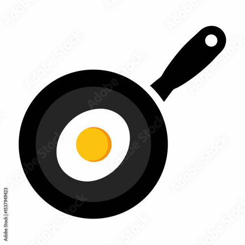 fried eggs in a frying pan