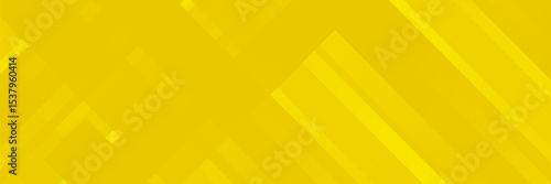 Yellow banner background with modern dynamic stripes and lines. Suitable for business banner, header, report, company, institution, party, celebration, seminar and lecture