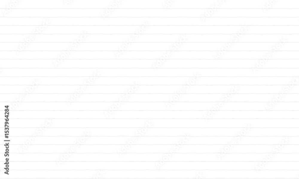 Fototapeta premium 手書きラインの罫線ノートパターン（横）