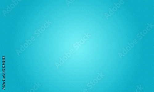 Lighr blue radial gradient abstract background image on grains texture.