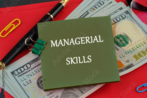 Tablou pe pânză A conceptual phrase on the topic of business MANAGERIAL SKILLS