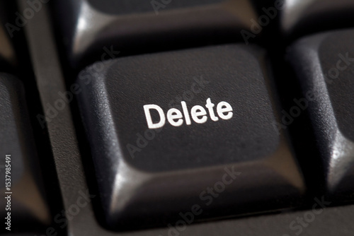Papier peint close up of the delete key on a computer keyboard