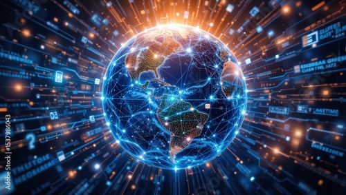 Global Digital Network and Data Connectivity Overview