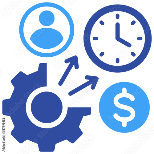 Resource Allocation Icon