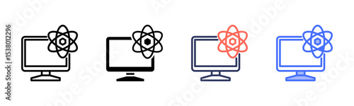 Quantum Computing Icon