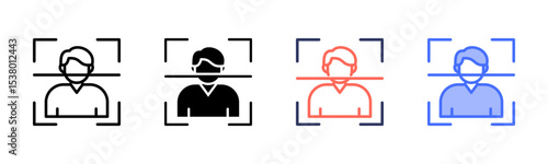 Facial Recognition Icon