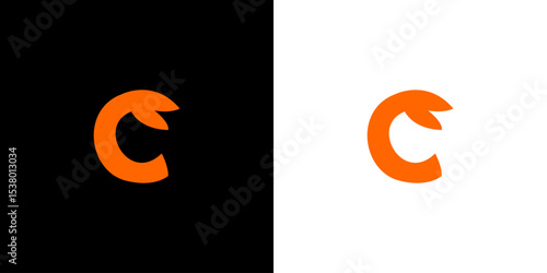 Creative Letter C Logo With Abstract, Illustration, Design Inspiration, Vector, Icon