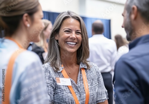 Attendees Network and Collaborate at Conference