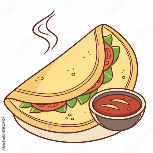 Dosa and chutney