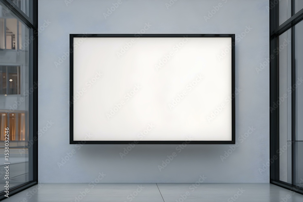 Frame Mockup Billboard Blank Display: High-Visibility Advertising Space for Urban Branding Frame Mockup Billboard Blank Display: High-Visibility Advertising Space for Urban Branding