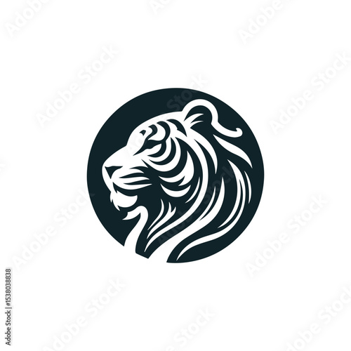 Wallpaper Mural majestic tiger logo Torontodigital.ca