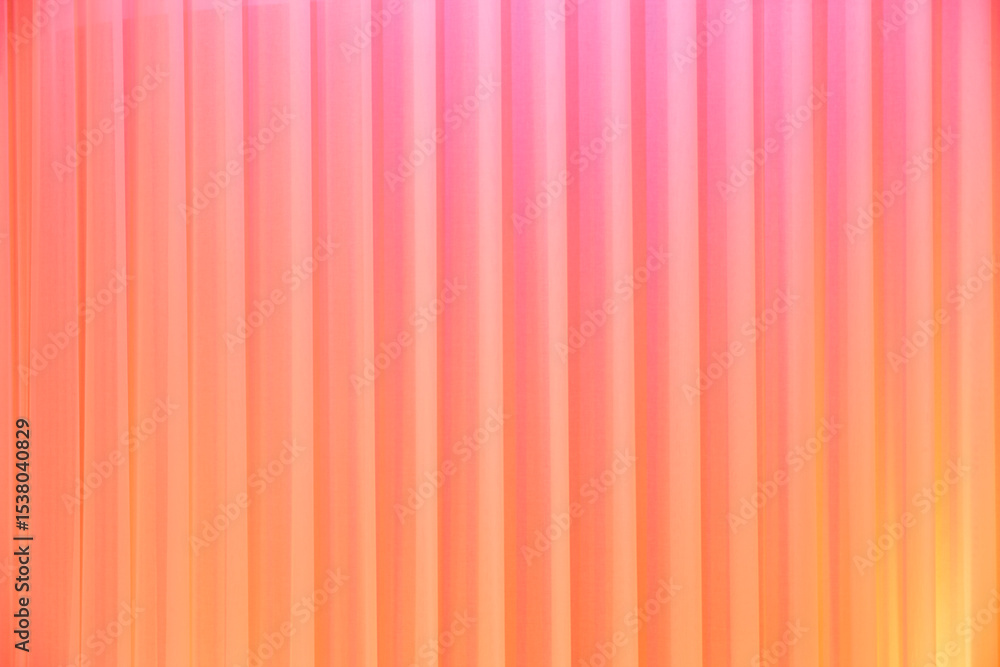Obraz premium Pink minimal background. Smooth geometric gradient vertical lines. Copy space