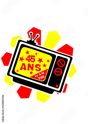 45 ans vu a la tele tv telivision anniversaire