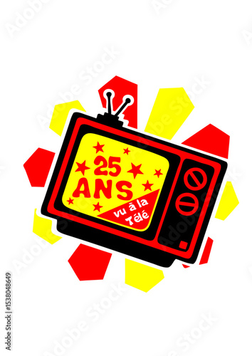 25 ans vu a la tele tv telivision anniversaire