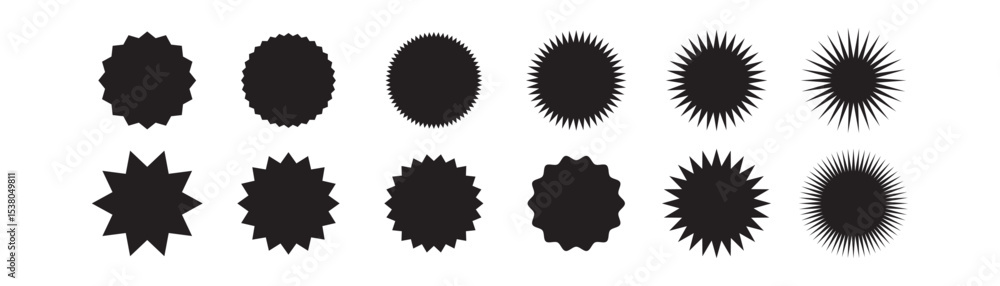 Blank promo stickers set. Starburst, graphic, sunburst, shine, stamp, decoration, sunshine, glitter symbol. Hipster Style badges. Vector design element great for retro style projects. Blank promo stickers set. Starburst, graphic, sunburst, shine, stamp, decoration, sunshine, glitter symbol. Hipster Style badges. Vector design element great for retro style projects.
