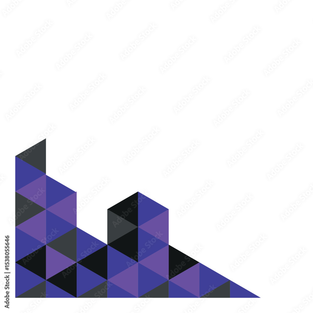 Fototapeta premium Triangle Geometric Corner
