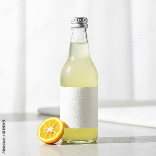 bottle of lemonade Japanese-Style Freshness