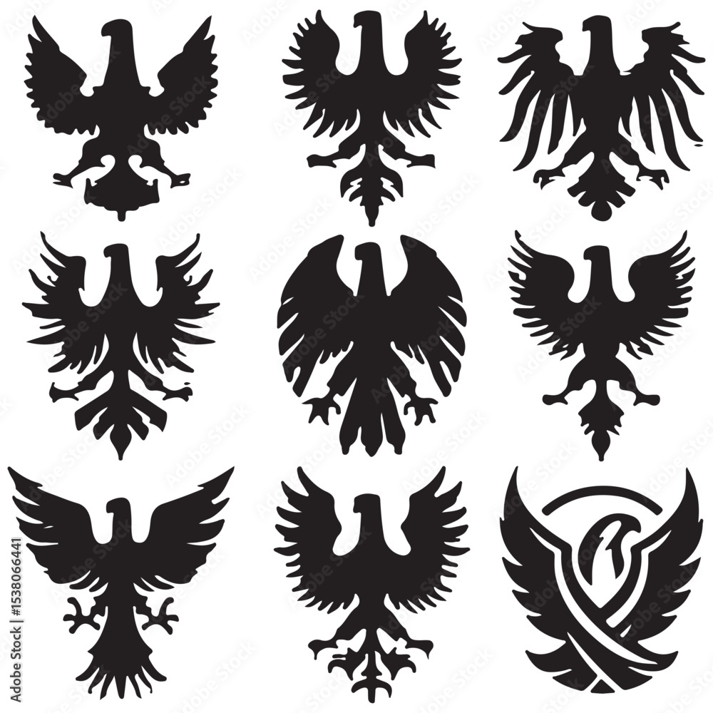 Fototapeta premium eagle vector image