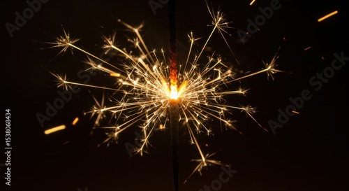 Wallpaper Mural Sparkler Light Trails: Festive Celebration Torontodigital.ca