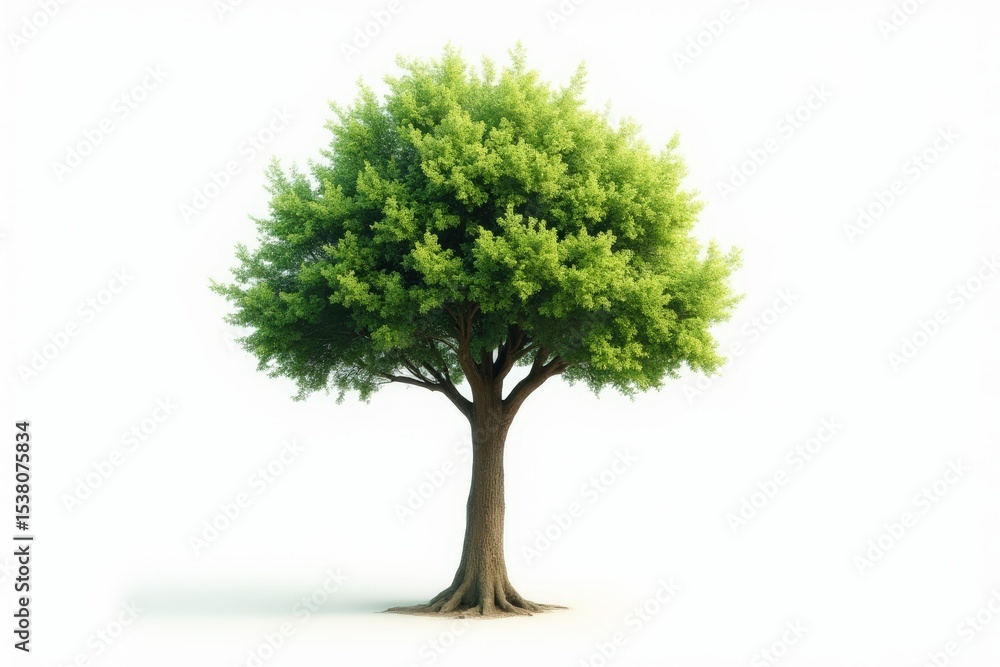 Obraz premium big tree isolate on white background