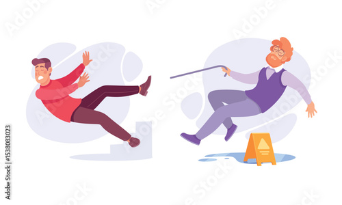 Comic Slip and Fall A Collection of Humorous Accidents in Everyday Life Scenarios