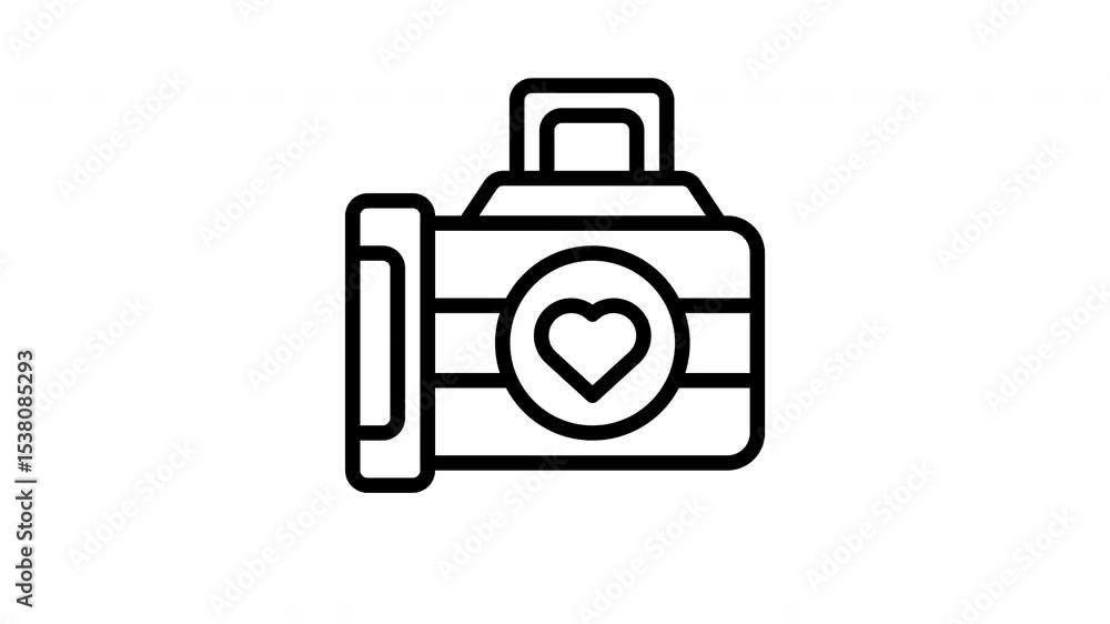 Camera Animation Icon Camera Animation Icon