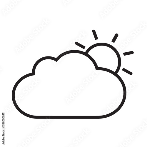 weather partly cloudly icon