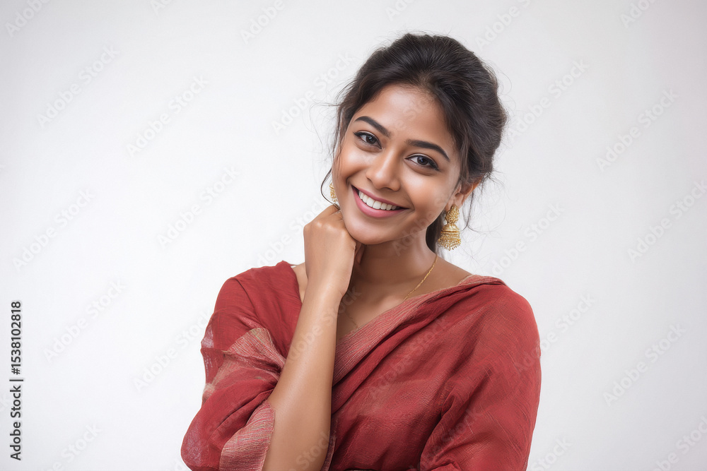 Young beautiful gorgeous indian woman smiling Young beautiful gorgeous indian woman smiling
