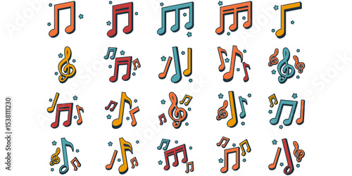 Retro Musical Note