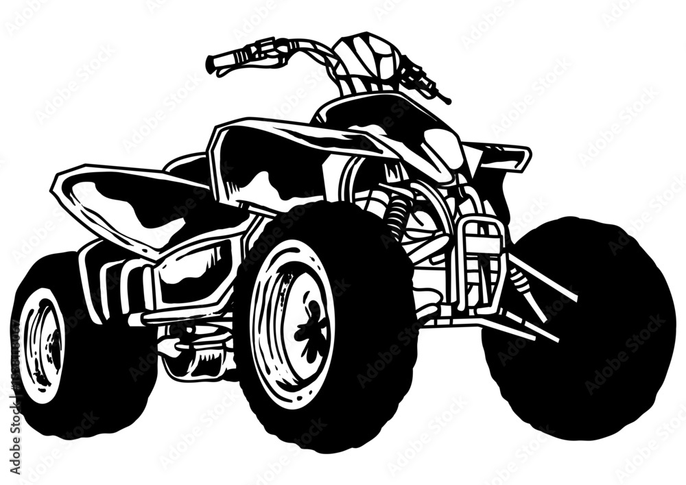 Fototapeta premium Atv Clipart