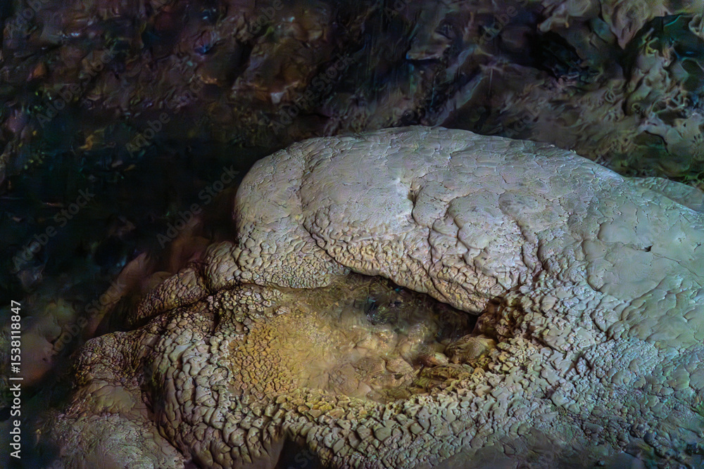 Fototapeta premium stalagmite in the cave