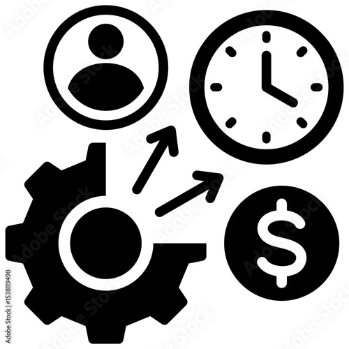 Resource Allocation Icon