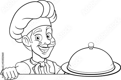 Chef Baker Cartoon Cook Mas...