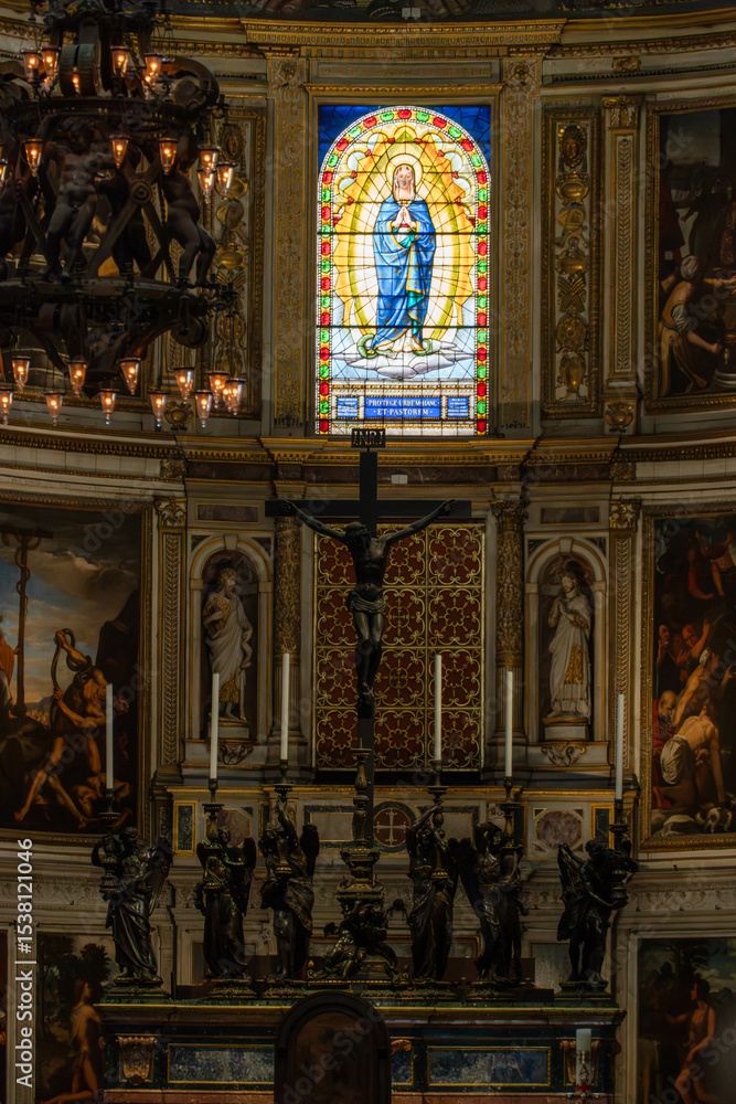 Obraz premium Cathedral in Pisa interior