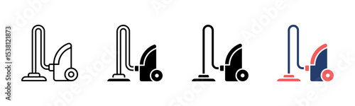 Vacuum Cleaner icon sheet multiple style collection