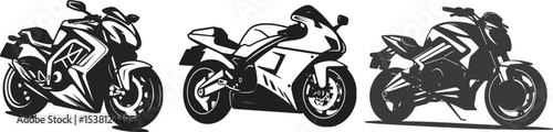 Graphics for Speed Sports Bike Vectors Illustration. Sports Bike Designs