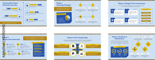 Project Timeline Infographic for Construction