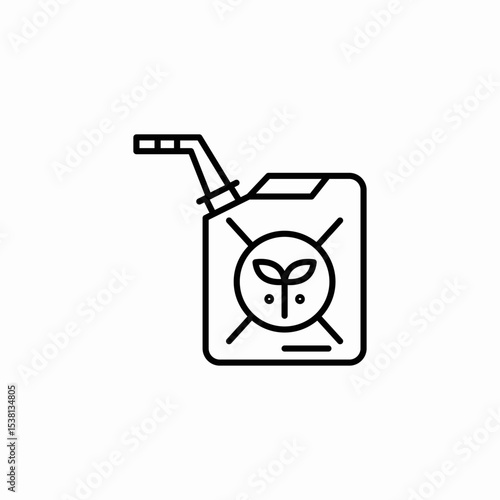 bio fuel icon sign vector