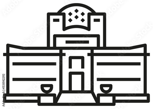 Foto Secession Building – Vienna, Austria (outline icon)