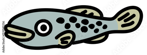 鮎のベクターイラスト