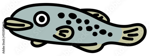 鮎のベクターイラスト