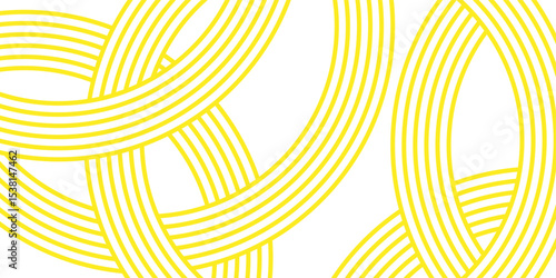 Pasta background, spaghetti abstract geometric pattern. Macaroni yellow poster. Wavy abstract pattern. Pasta vector illustration