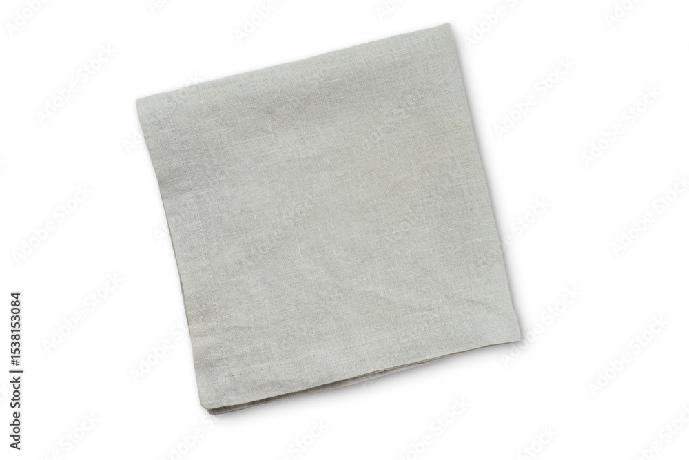 Fototapeta premium Kitchen towel isolated on transparent background