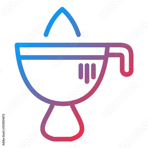 Squeezer line icon style