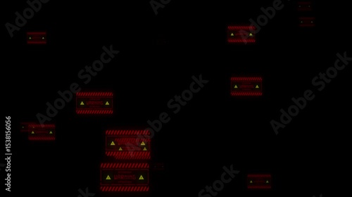 cyberattack eror code software hack, error message. Computer hacked Alert Message, Hack screen attack, hacking warning message, warning code hack overlay.