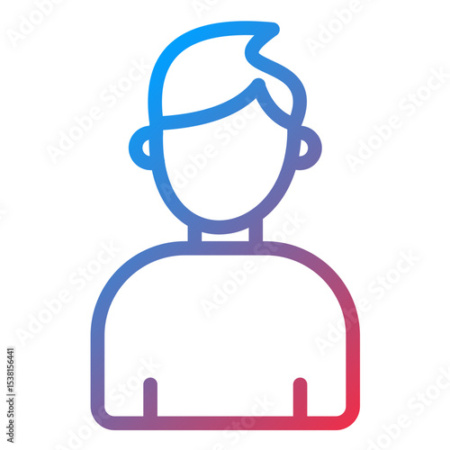 Tourist Line Icon Style