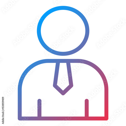 Lawyer Line Icon Style