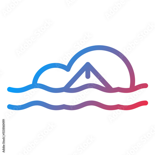 Foggy Line Icon Style