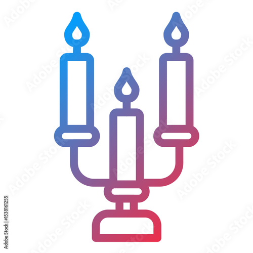 Candlestick Line Icon Style